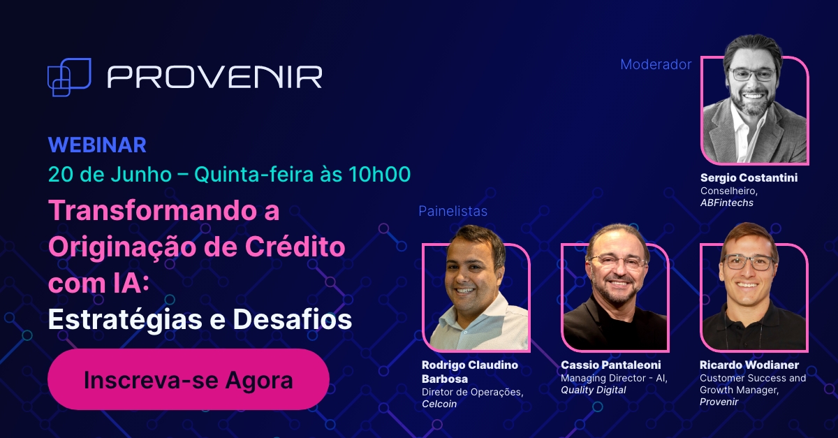Webinar Transformando a Originação de Crédito com IA: Estratégias e Desafios 2024